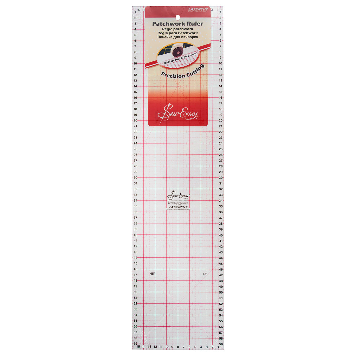 Sew Easy 60cm x 15cm Ruler